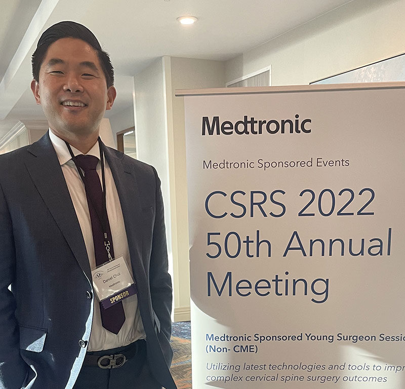 Dr. Daniel E. Choi Presents at the 2022 Cervical Spine Research Society Annual Meeting