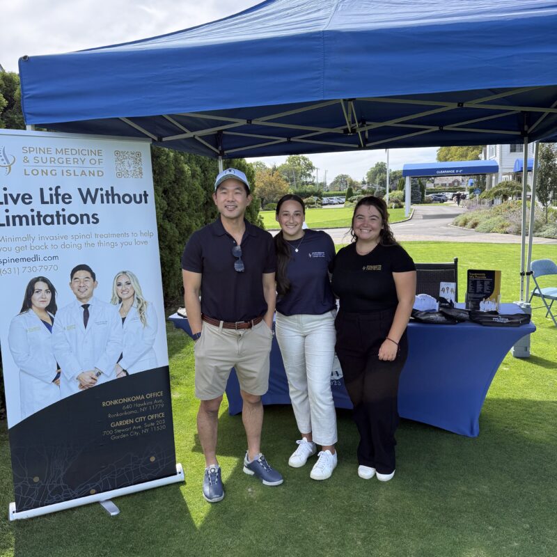 Spine Medicine & Surgery of Long Island team sponsoring the NYS Troopers Memorial Fund Golf Outing at Rockville Links on September 8