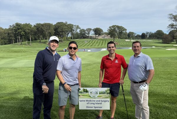 Spine Medicine & Surgery of Long Island representatives at the Good Samaritan Golf Classic in Old Westbury