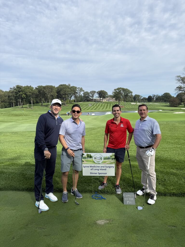 Spine Medicine & Surgery of Long Island representatives at the Good Samaritan Golf Classic in Old Westbury