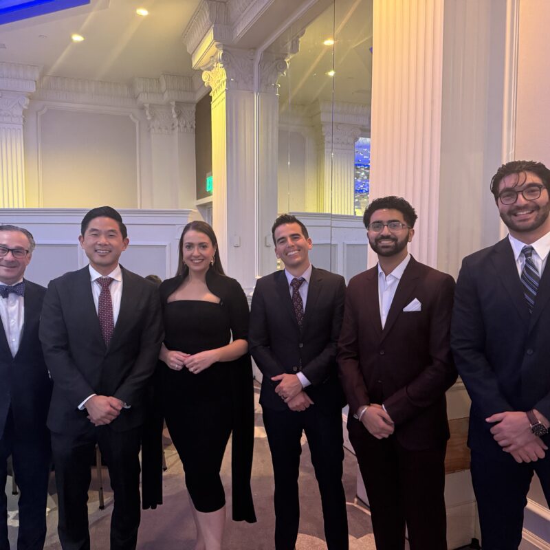 Dr. Daniel Choi, Dr. Courtney Toombs, and Dr. Justin Ledesma of Spine Medicine & Surgery of Long Island attending the St. Francis Hospital Foundation Gala as Silver Sponsors