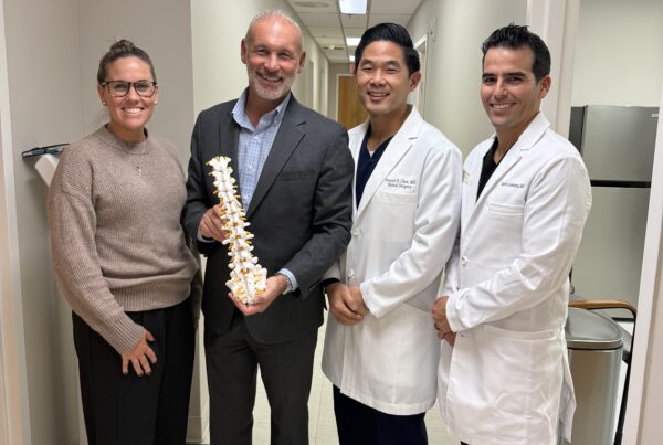 Assemblyman Steve Stern tours Spine Medicine & Surgery of Long Island headquarters in Ronkonkoma