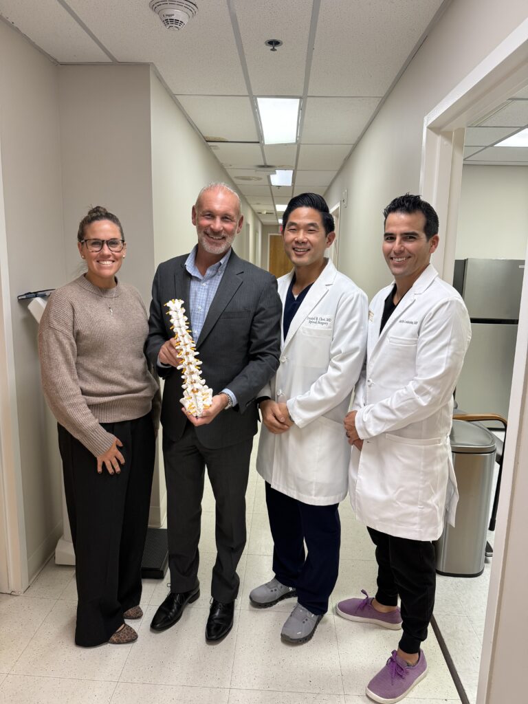 Assemblyman Steve Stern tours Spine Medicine & Surgery of Long Island headquarters in Ronkonkoma