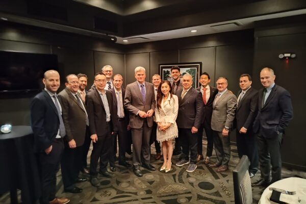 Healthcare leaders gathered for a policy discussion with Senator Bill Cassidy in Great Neck, Long Island.