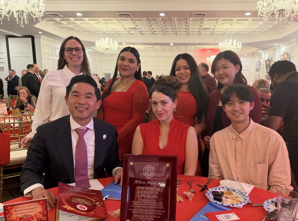 Spine Medicine & Surgery of Long Island team at Lunar New Year event with SCPD