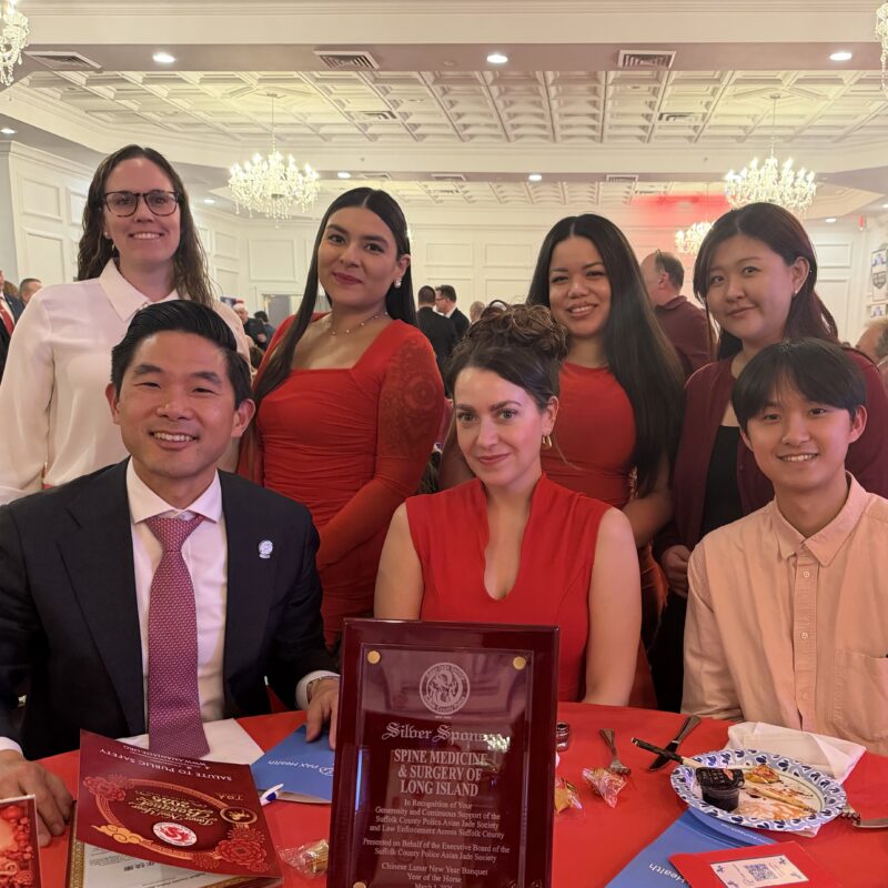Spine Medicine & Surgery of Long Island team at Lunar New Year event with SCPD
