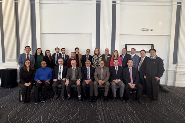 Physicians and legislators meeting at New York State Capitol for advocacy day