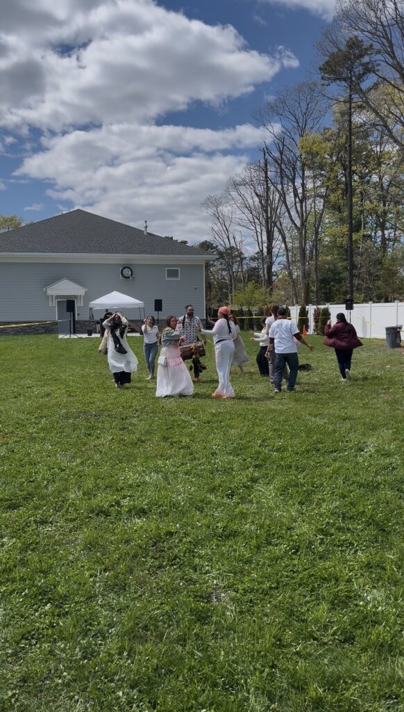 Screenshot Families celebrating Holi Festival of Colors on Long Island