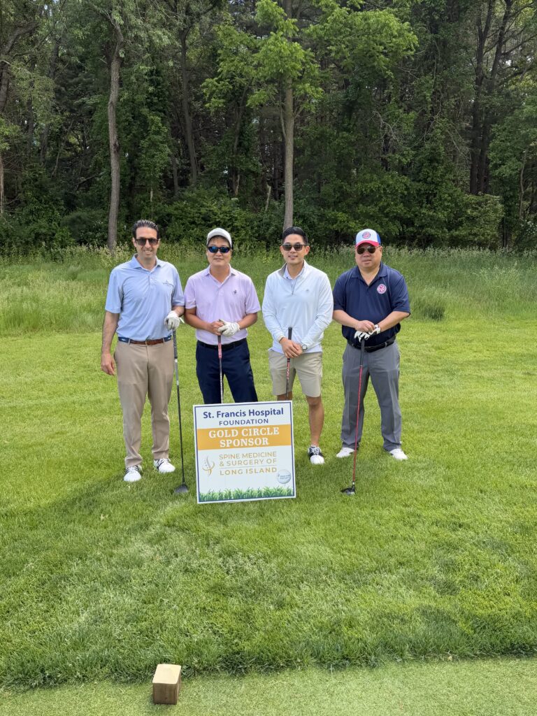 Dr. Daniel Choi with community partners at the St. Francis Hospital Foundation Golf Classic
